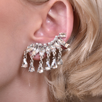 Belle Ame Diamante Climber Earrings image