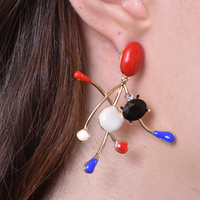Margot Born Unique Artsy Statement Earrings image