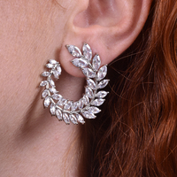 Georgia May Crystal Diamante Earrings image