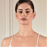 Billie Minimalist Padlock Earrings image