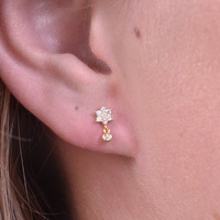 Aubree Gold Filled Star Earrings image