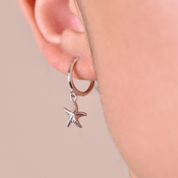 Meri Dainty Starfish Drop Earrings