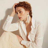 Estee Long Tassel Beads Earrings image