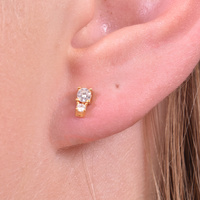 Mora Gold Filled Double Drop Earrings image