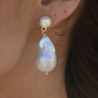 Cassandra Baroque Pearl Drop Earrings (New Edition) image