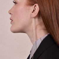 Kelsey Fine Double String Earrings image