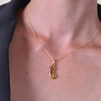 Muriel 24K Gold Body Art Pendant Necklace image