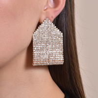 Brighton Runway Style Diamante Drop Earrings image
