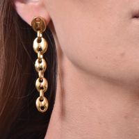 Evren Gold Chain Earrings image