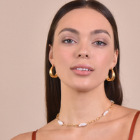 Samone Modern Muse Pearl Chain Necklace / Choker  image