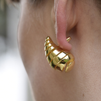 Odyssey Artsy Cocoon Earrings (Gold)