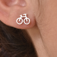Little Bicycle Earrings image