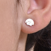 Dog and Bone Mismatching Earrings image