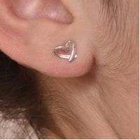 Little Silver Heart Set Earrings image