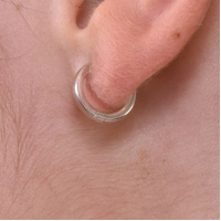 Tilly Dainty Silver Sleeper Earrings image