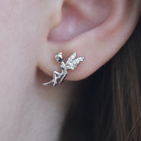 Little Fairy Silver Stud Earrings image