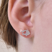 Little Merry Piggy Earrings image