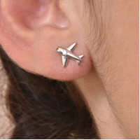 In The Air Dainty Silver Earrings image