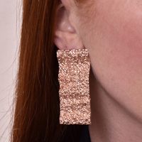 Jaslyn Rose Gold Mismatching Earrings  image