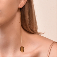 Bijou Cross End Drop Earrings image