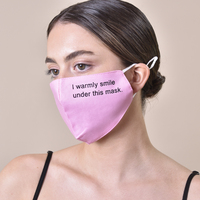 Warm Soul Cotton Face Mask (Pink) image