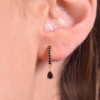 Lenore Pavé CZ Dainty Drop Earrings image