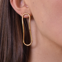 Tiffany Contemporary Flow Earrings (Gold) image