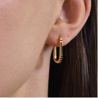 Armelle Gold Filled Dainty Huggie Earrings image