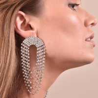 Elle Crystal Diamante Earrings  image