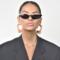 Nadia Geo Oversized Resin Statement Earrings image