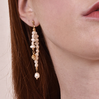 Elsa Boho Style Shell String Earrings image