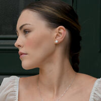 Ora Freshwater Pearl Stud Earrings (Silver Posts) image
