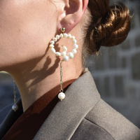 Astoria Pearl Spiral Earrings image