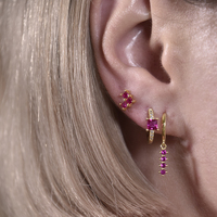 Valli Dainty Zircon-embellished Stud Earrings image