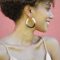 Carme Resin Hoop Earrings image