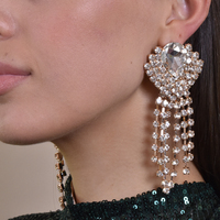 Dawn Crystal Diamante Earrings  image