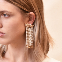 Bright Night Crystal Diamante Earrings image