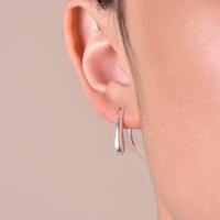 Rae Everyday Silver Dainty Earrings image