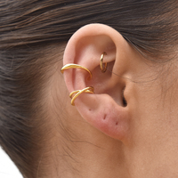 Cali Ear Contour Minimalist Cuff Earring (Single Piece) image