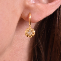 Ari Gold Vermeil Dainty Hoop Earrings image