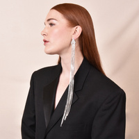 Opal Catwalk Long Drop Earrings image