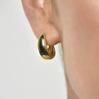 Elea Modern Teardrop Earrings (Gold Vermeil)
