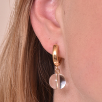 Loulou Transparent Drop Earrings image