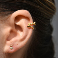 Bente Artisan Diamante Cuff Earring (Gold) image