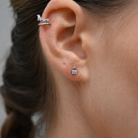 Bente Artisan Diamante Cuff Earring (Silver) image