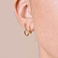 Simone Twin Loop Earrings (Gold Vermeil) image