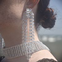 Aries Arch String Statement Earrings (Oversized) image