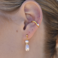 Flo Ear Contour Cuff Earring Single Piece (Gold Vermeil) image