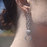 Bengali Luxury Leopard Ring Earrings image