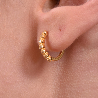 Arya Gold Filled Dainty Hoop Earrings image